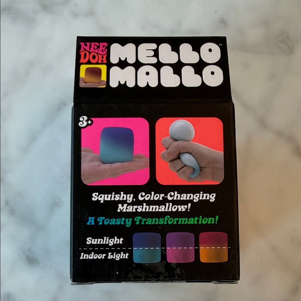 NWT Nee Doh Mello Mallo Color Changing Toy Pink - Picture 5 of 7